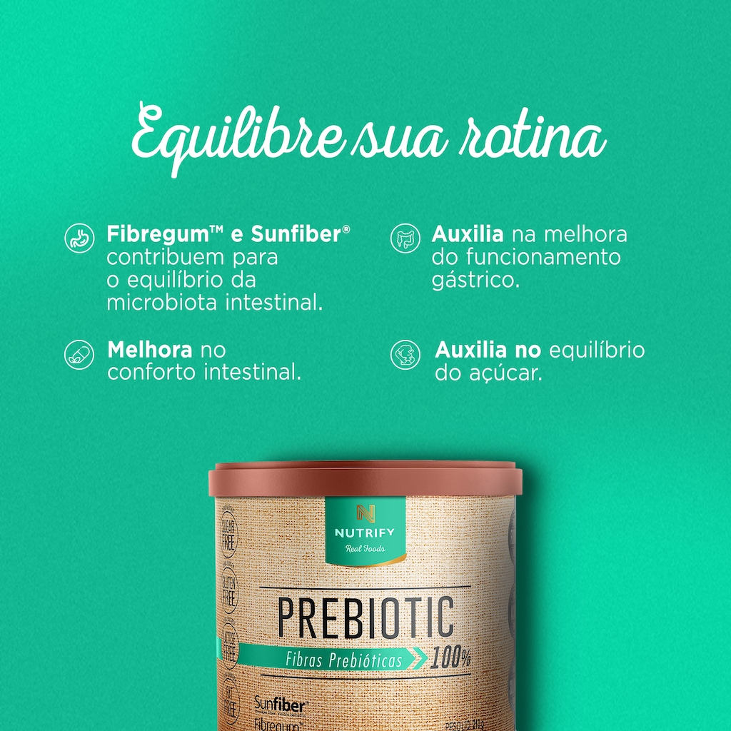 Imagem 5 do produto Nutrify Prebiotic 210g - Fibras Prebióticas - Neutro