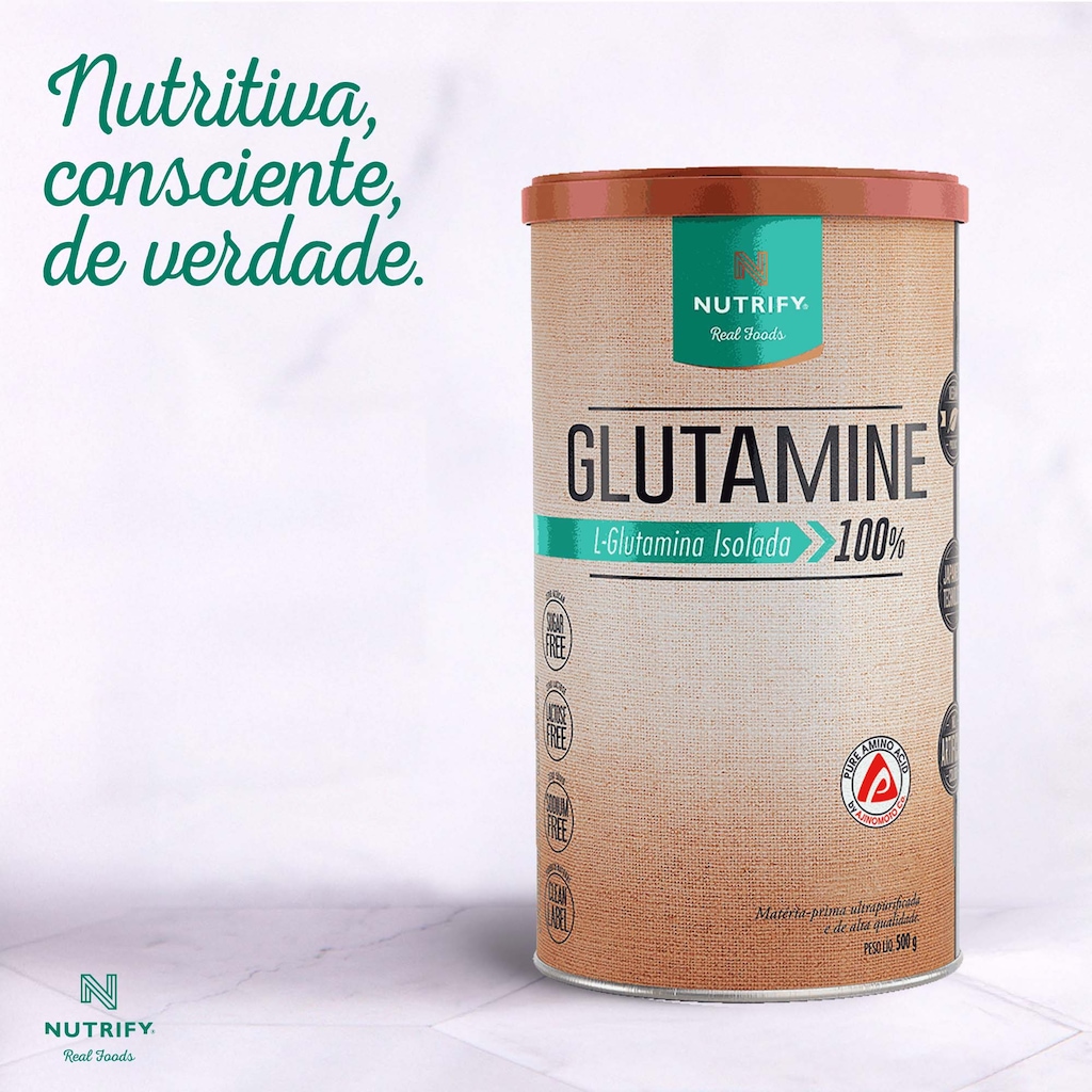 Imagem 5 do produto Nutrify Glutamine L-Glutamina Isolada 500g
