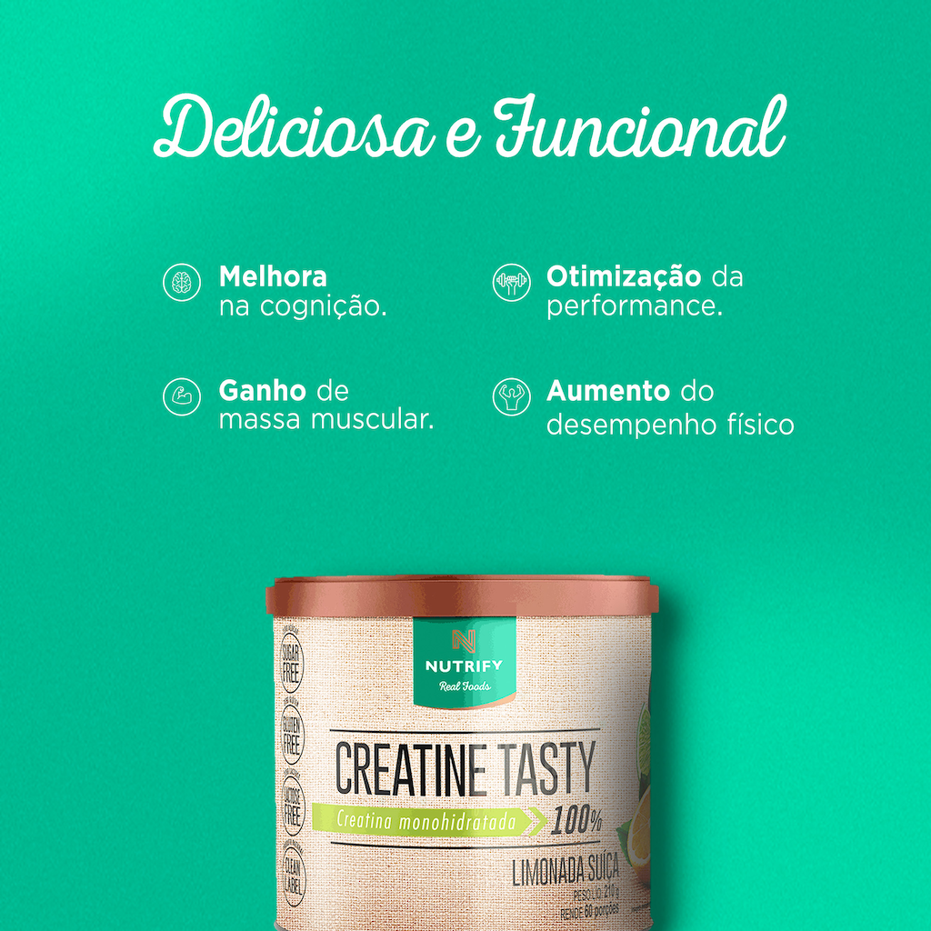 Imagem 4 do produto Nutrify Creatine Tasty - Creatina Monohidratada 210g