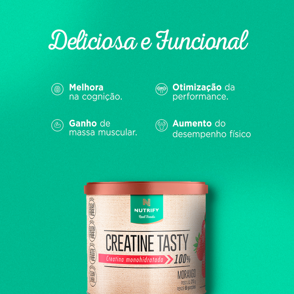 Imagem 4 do produto Nutrify Creatine Tasty - Creatina Monohidratada 210g