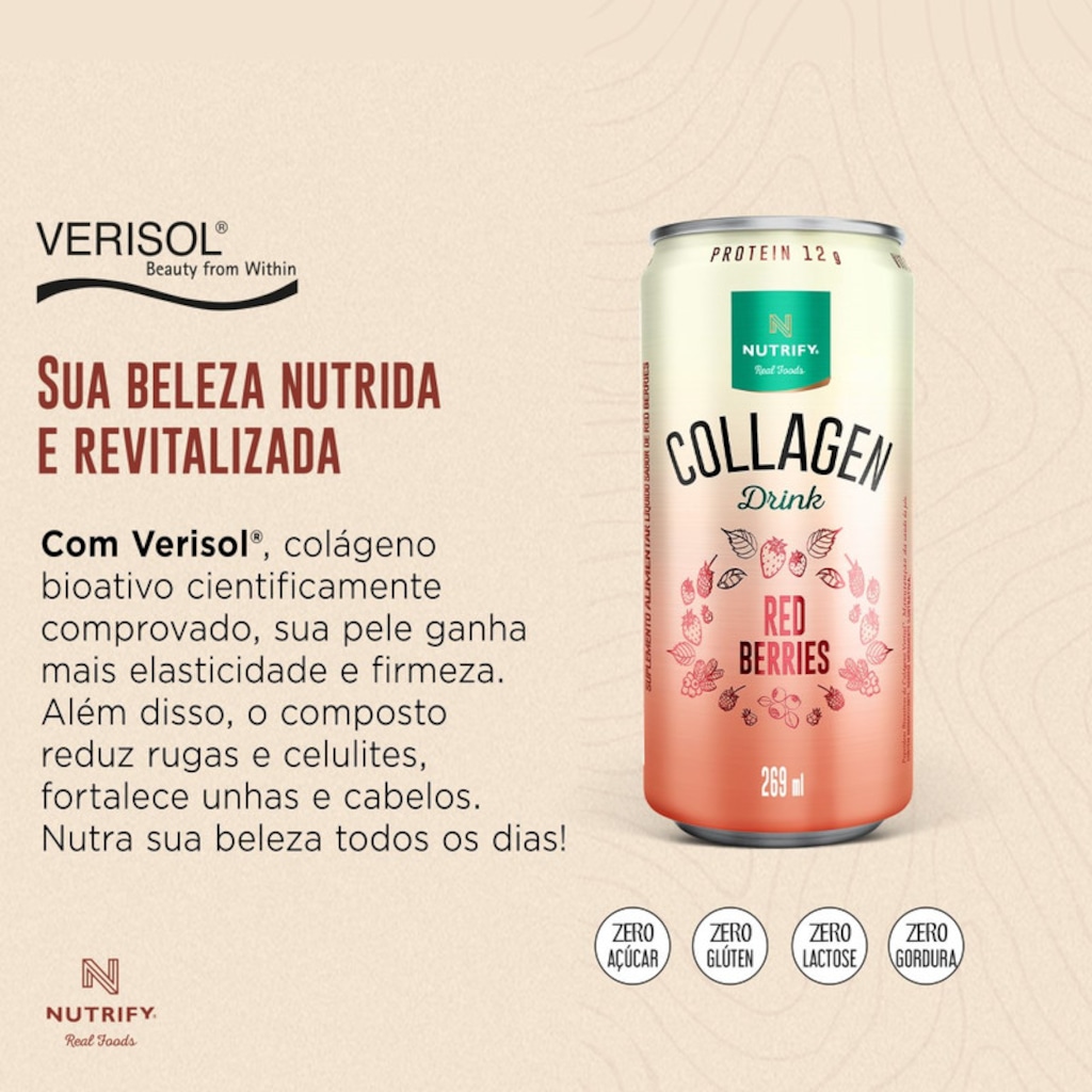 Imagem 5 do produto Nutrify Collagen Drinks 269ml - 6 Unidades