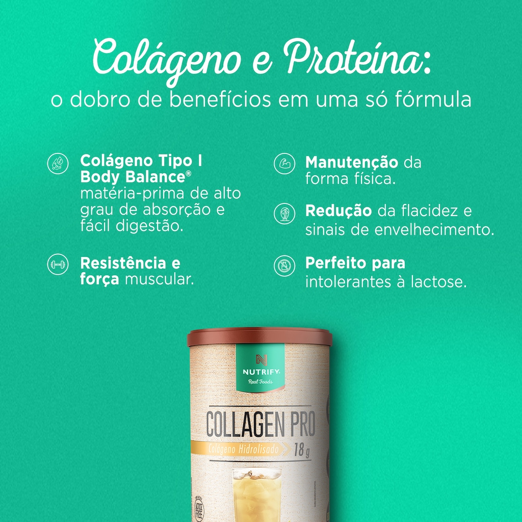 Imagem 4 do produto Nutrify Colágeno Hidrolisado Collagen Pro 450g