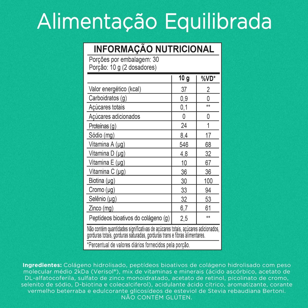 Imagem 4 do produto Nutrify Collagen Renew 300g - Pele, Cabelo e Unhas