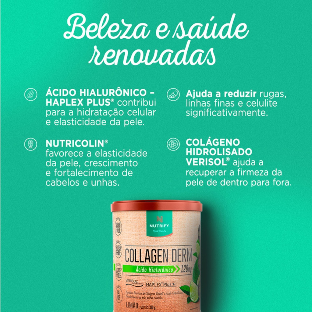 Imagem 3 do produto Nutrify Collagen Derm 330g - Pele, Cabelo e Unhas