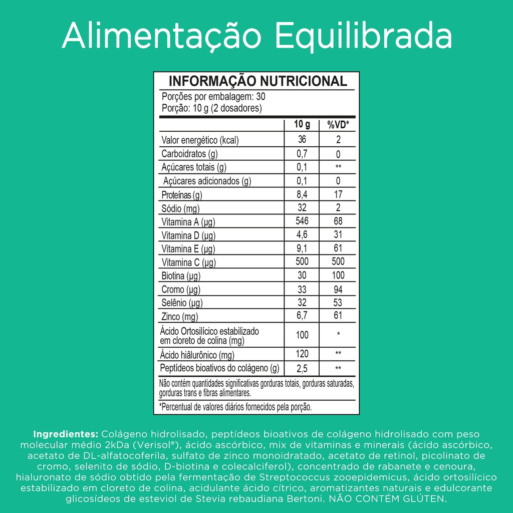 Imagem 3 do produto Nutrify Collagen Derm 330g - Pele, Cabelo e Unhas