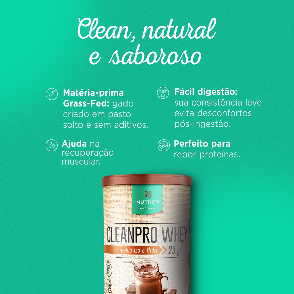 Imagem 5 do produto Nutrify Proteína CleanPro Whey 450g