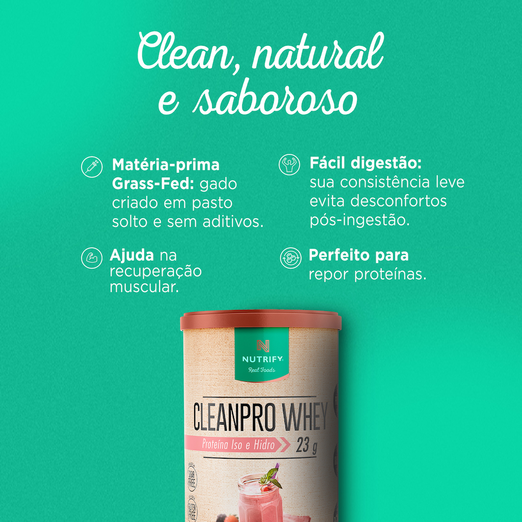 Imagem 5 do produto Nutrify Proteína CleanPro Whey 450g