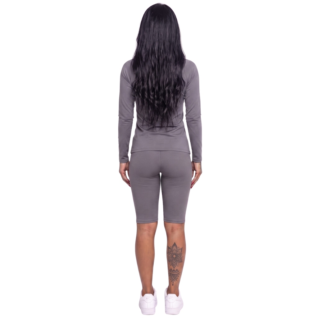 Imagem 3 do produto Conjunto Fitness Blusa Térmica Proteção UV e Bermudão Vekyo