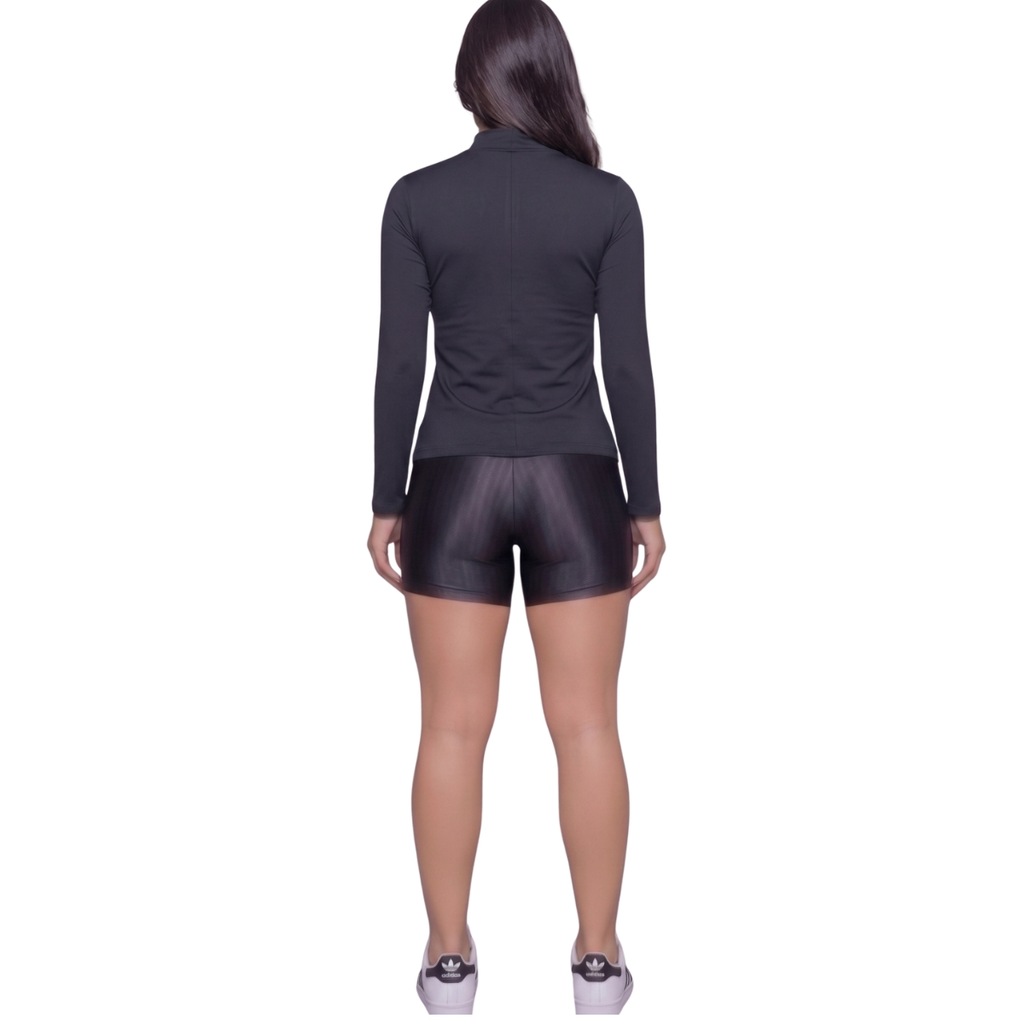 Imagem 3 do produto Conjunto Fitness Blusa Térmica Proteção UV e Short New Zig Vekyo