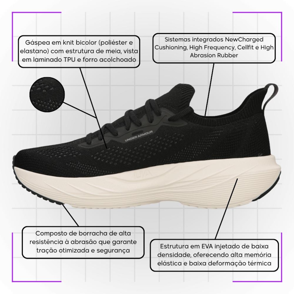 Imagem 5 do produto Tênis Unissex Under Armour Charged Slight 4