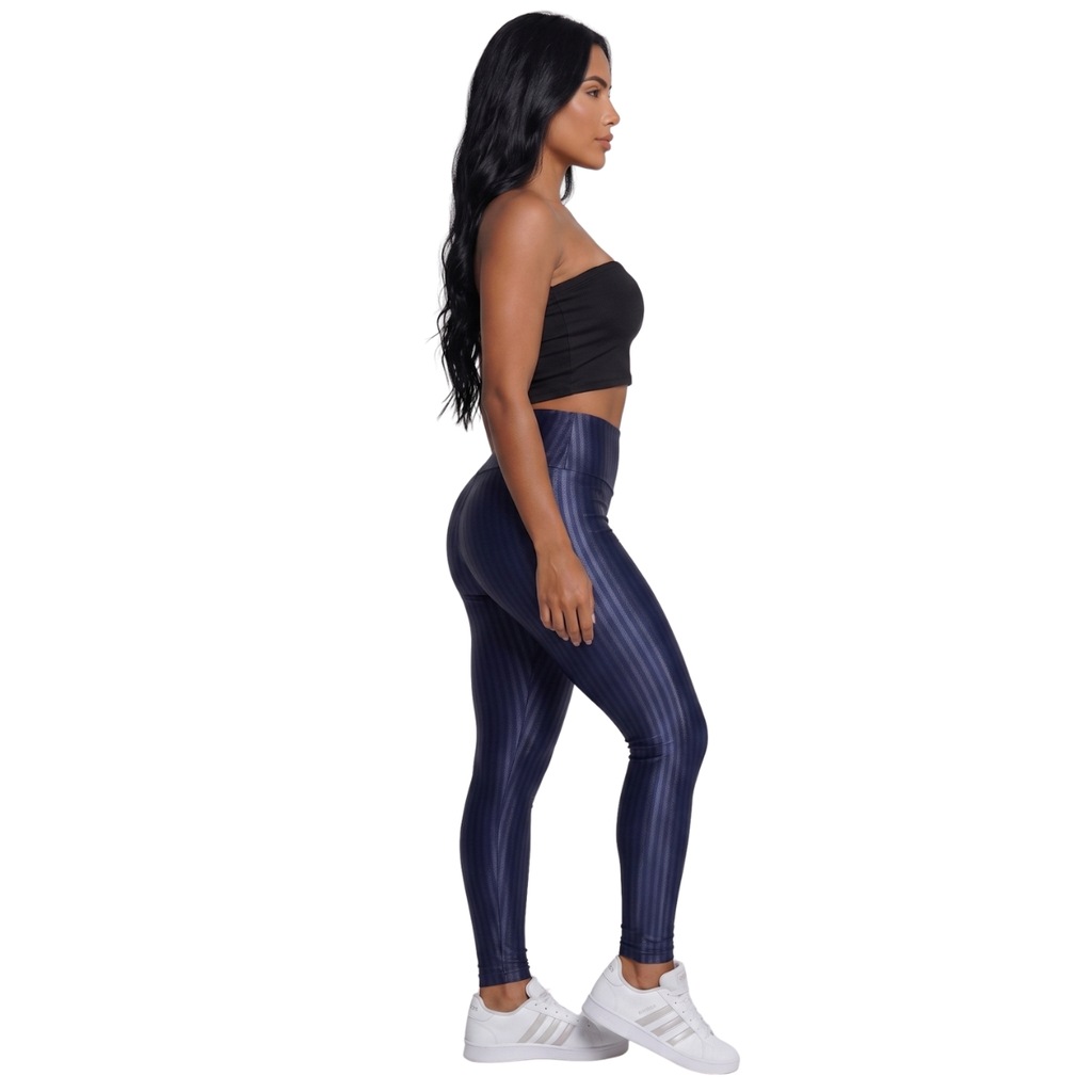 Imagem 2 do produto Conjunto Fitness Top Faixa Tube e Calça New Zig Vekyo Feminino