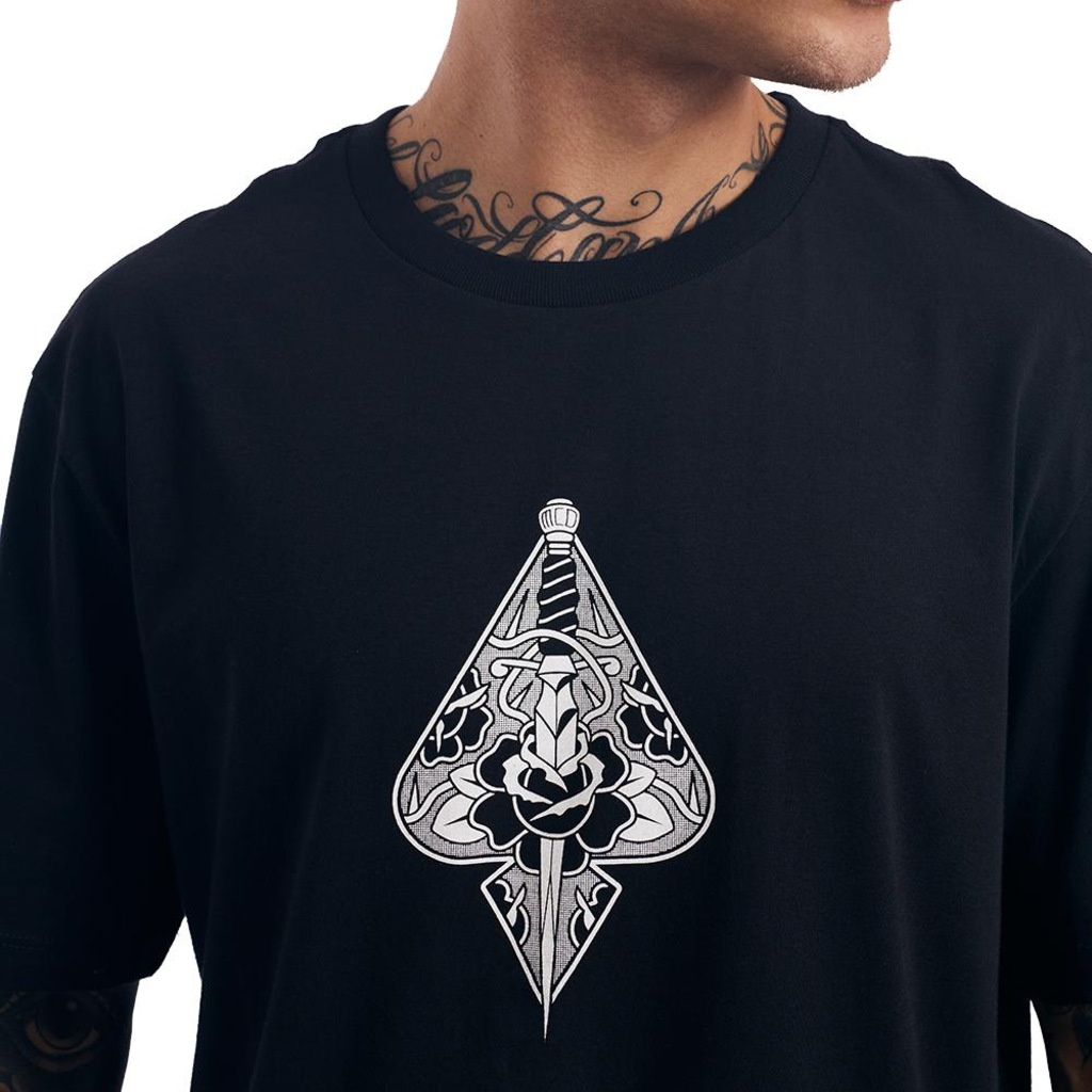Imagem 2 do produto Camiseta MCD Espada Adaga Rosa SM27 Masculina