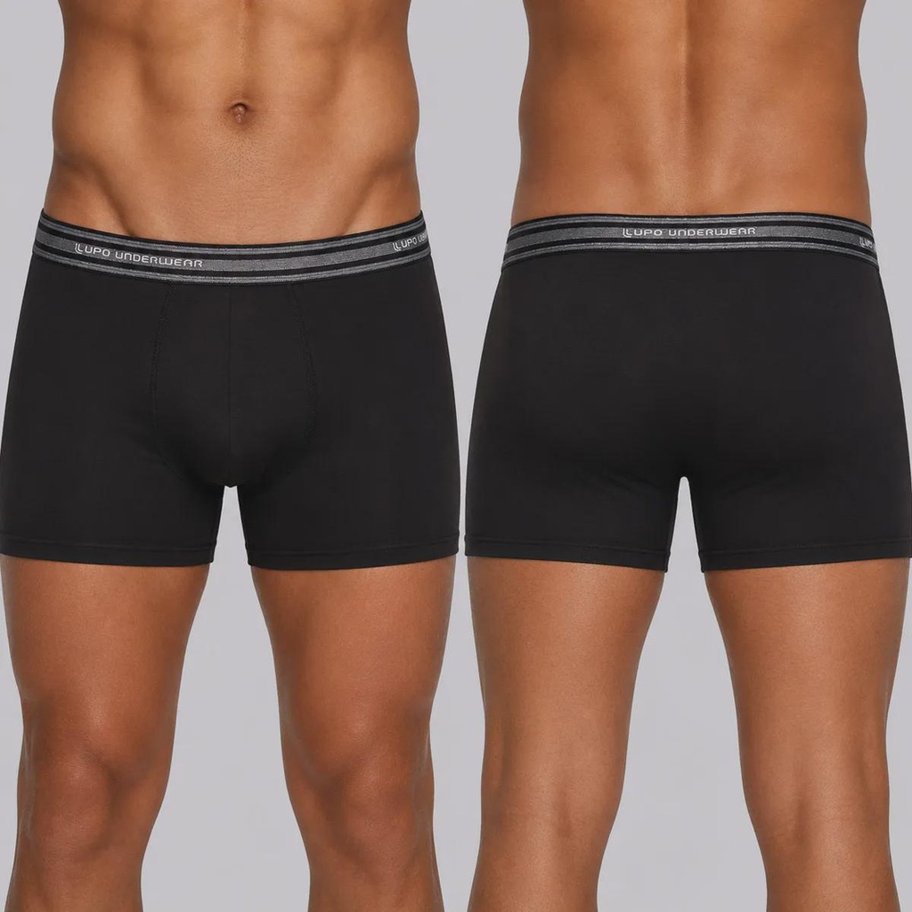 Imagem 3 do produto Kit 4 Cuecas Boxer Lupo com Elastano Adulto