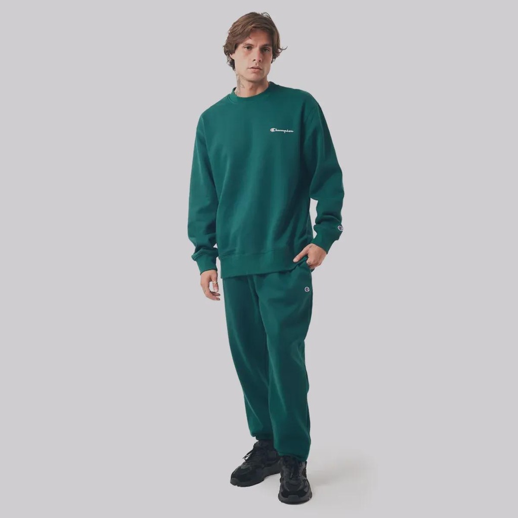 Imagem 3 do produto Blusão de Moletom Champion Crewnek Athletic Mini Script Masculino