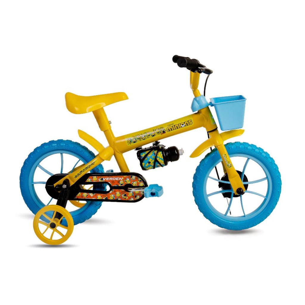 Imagem 1 do produto Bicicleta Infantil Aro 12 Minions Verden Bikes