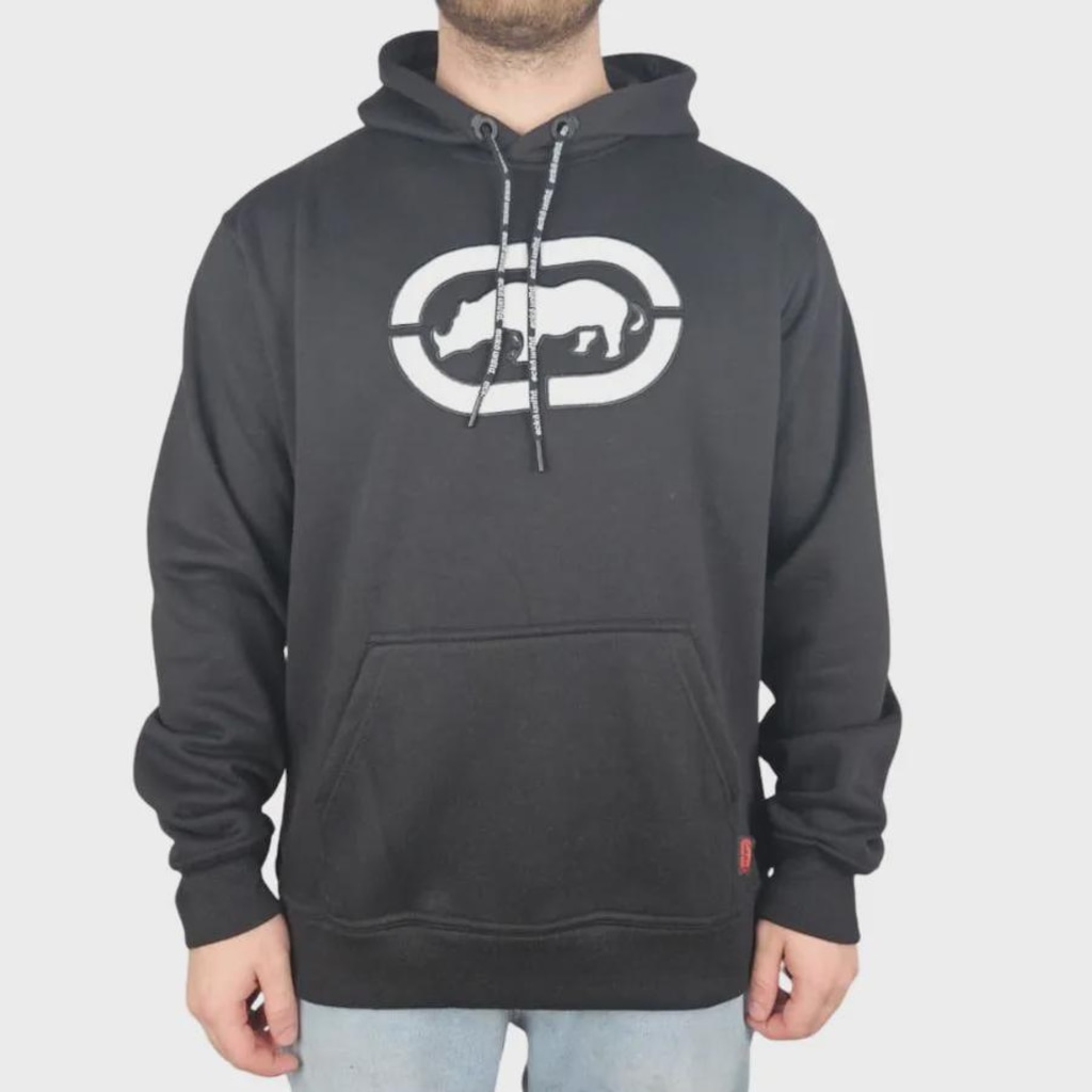 Imagem 1 do produto Moletom Canguru Fechado Logo Frontal - ECKO UNLTD - Masculino
