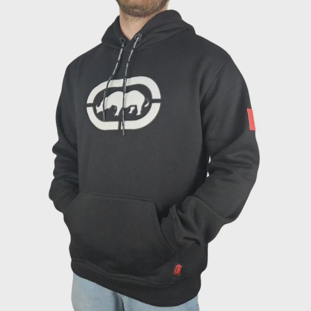Imagem 2 do produto Moletom Canguru Fechado Logo Frontal - ECKO UNLTD - Masculino