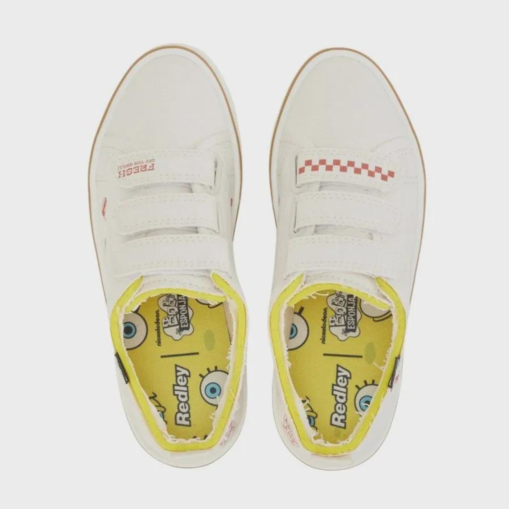 Imagem 4 do produto Tênis Redley Clip Collab Bob Esponja Cru Masculino