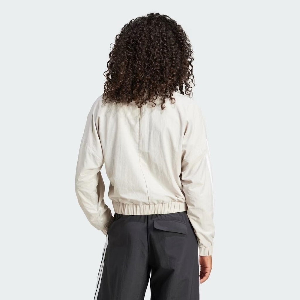Imagem 2 do produto Jaqueta adidas Feminina Bomber Malha Essentials Três Listras Lifestyle