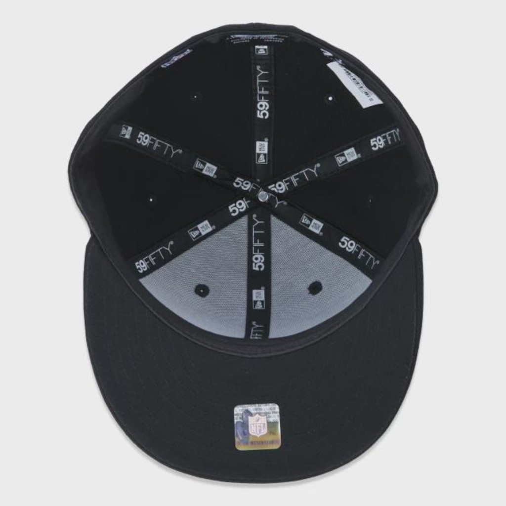Imagem 5 do produto Boné New Era 59FIFTY Aba Reta NFL Las Vegas Raiders 7 1/2