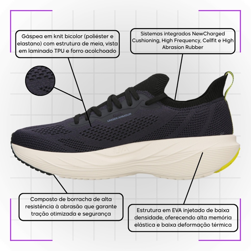 Imagem 5 do produto Tênis Unissex Under Armour Charged Slight 4