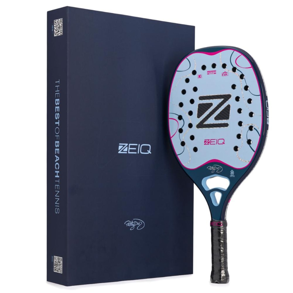 Imagem 1 do produto Raquete de Beach Tennis Zeiq New Inspire Patty Diaz 2026 - Adulto