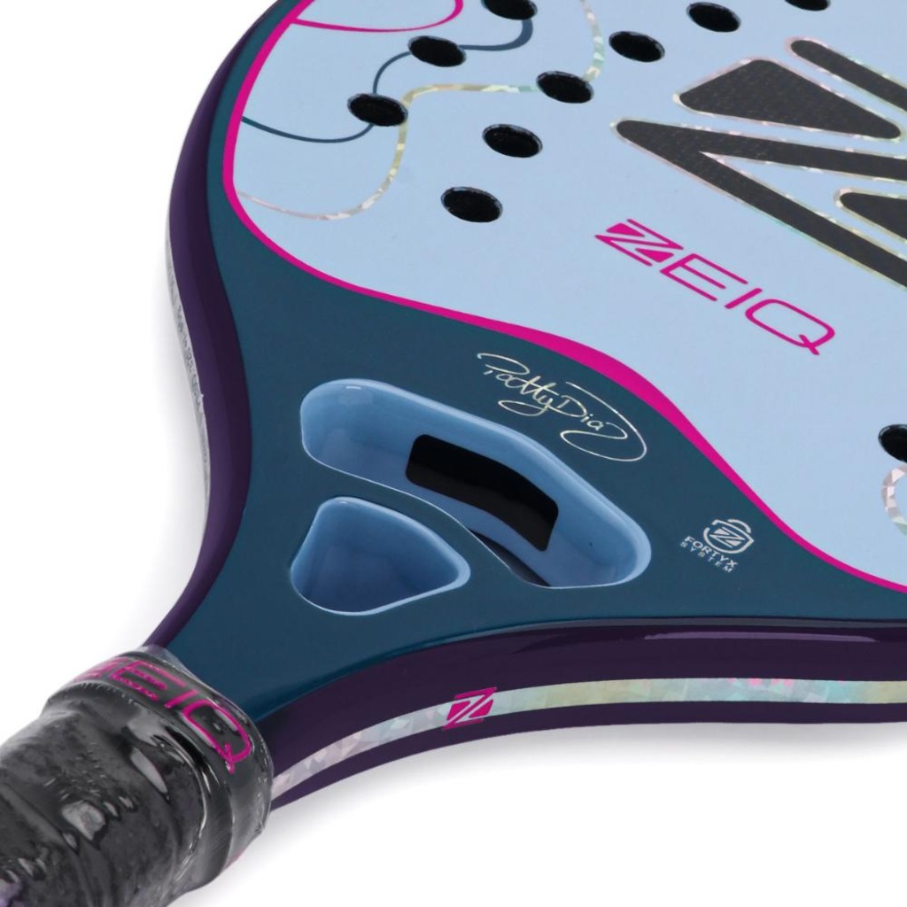 Imagem 5 do produto Raquete de Beach Tennis Zeiq New Inspire Patty Diaz 2026 - Adulto