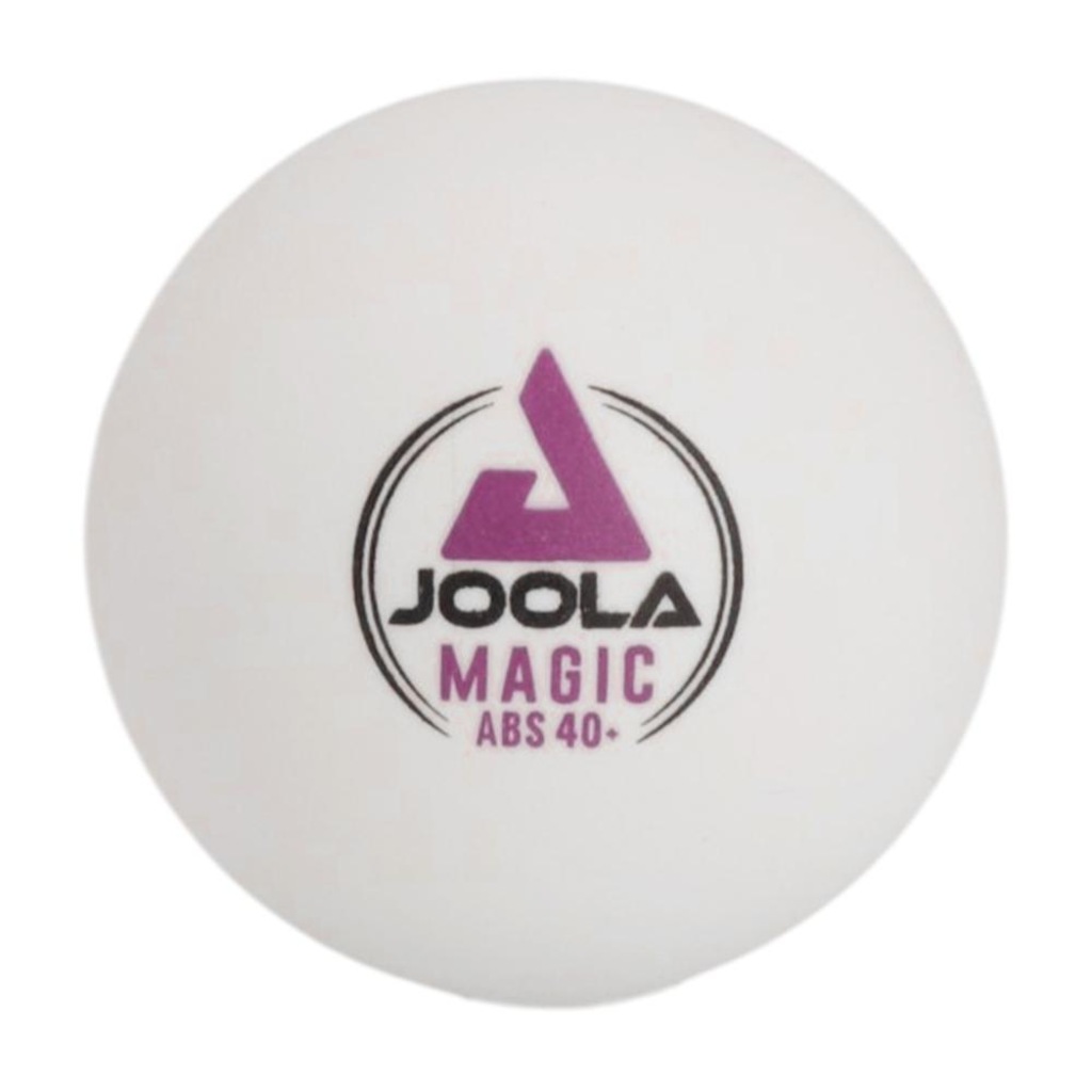 Imagem 2 do produto Bola de Tênis de Mesa Joola Magic ABS 40+ Branca Pack Com 03 Unidades