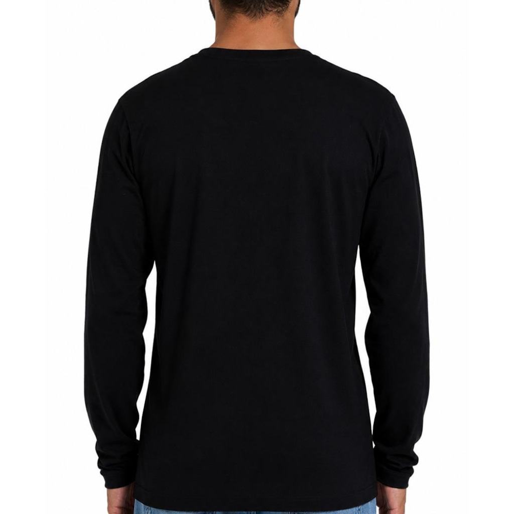 Imagem 2 do produto Camiseta Manga Longa Hurley O&O Solid WT26 Masculina