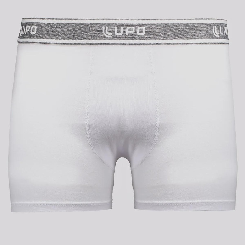 Imagem 4 do produto Kit 6 Cuecas Boxer Lupo Basic com Elastano Adulto