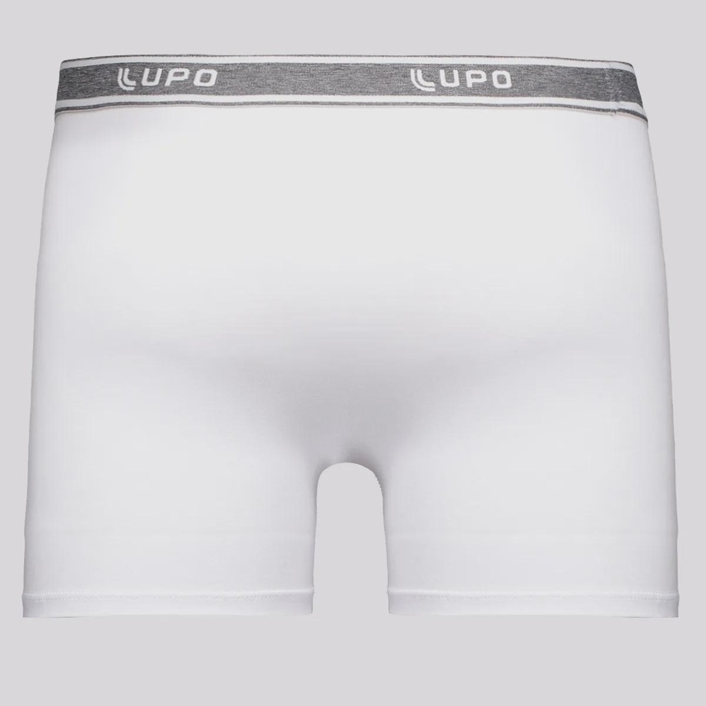 Imagem 5 do produto Kit 6 Cuecas Boxer Lupo Basic com Elastano Adulto
