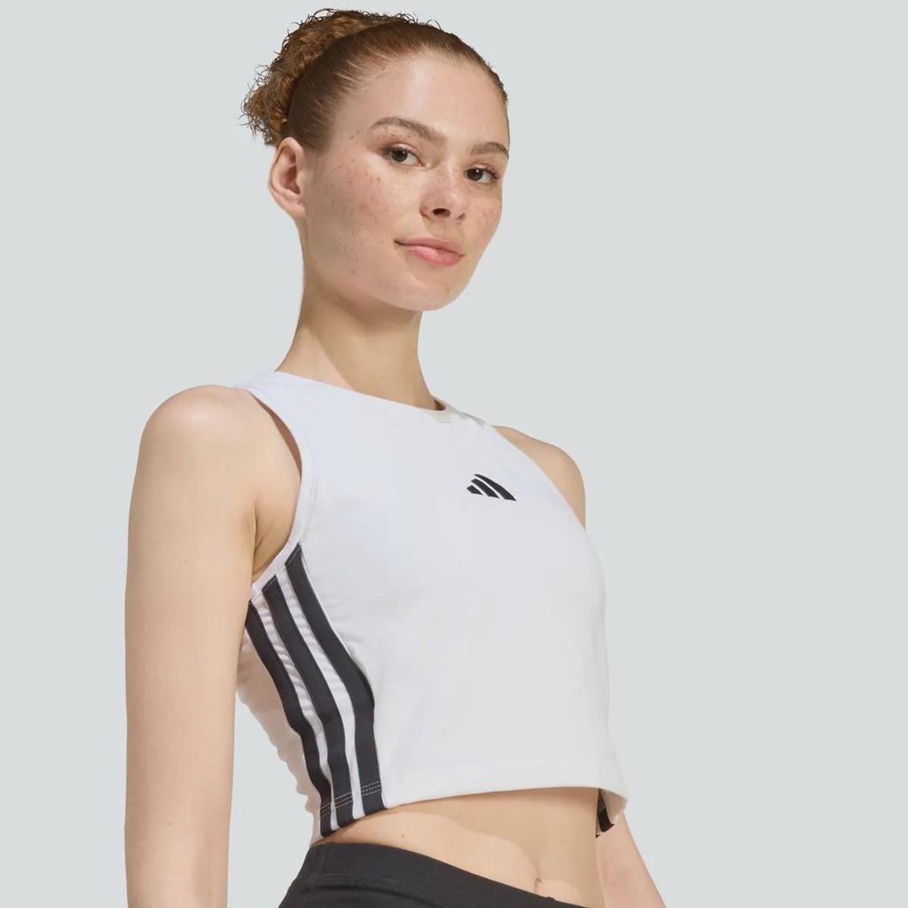 Imagem 4 do produto Camiseta Regata Cropped adidas Essentials Feminina