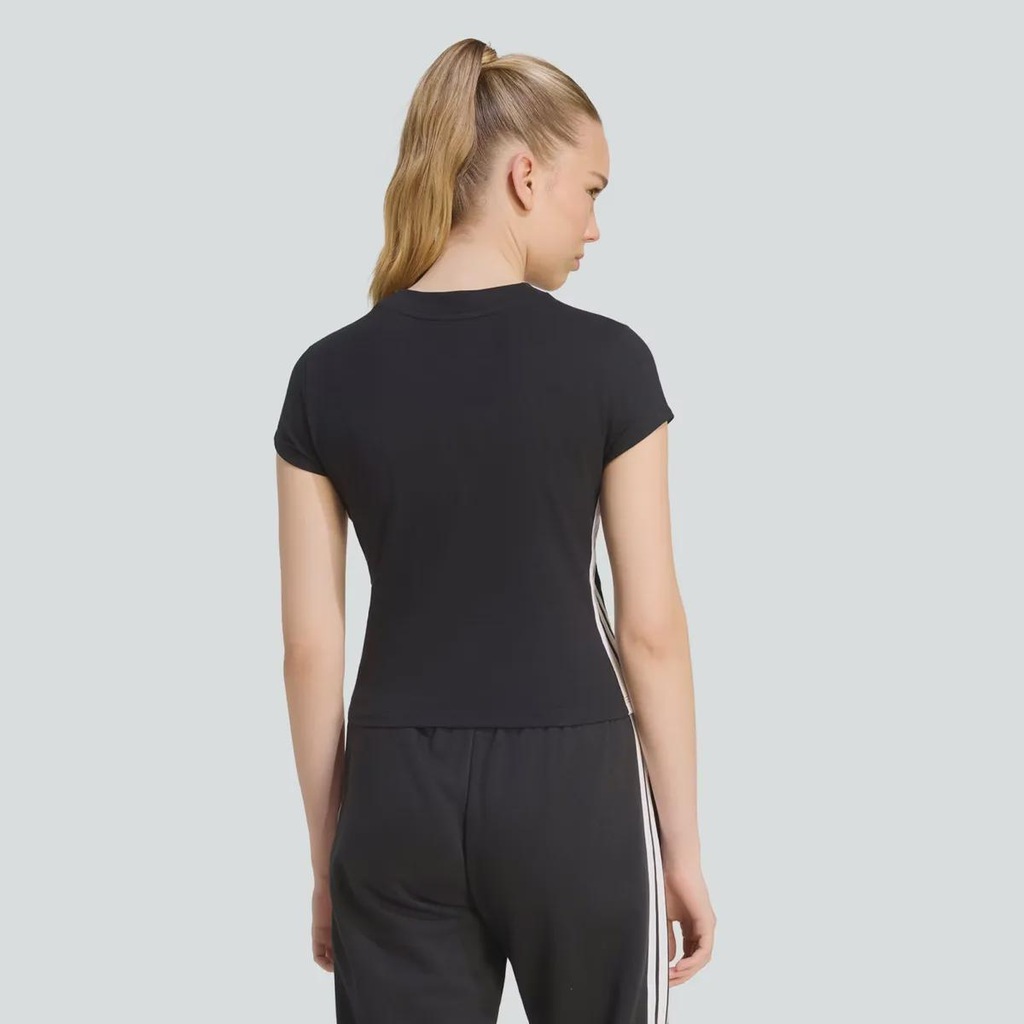 Imagem 2 do produto Camiseta Baby Look adidas Essentials 3 Stripes Feminina