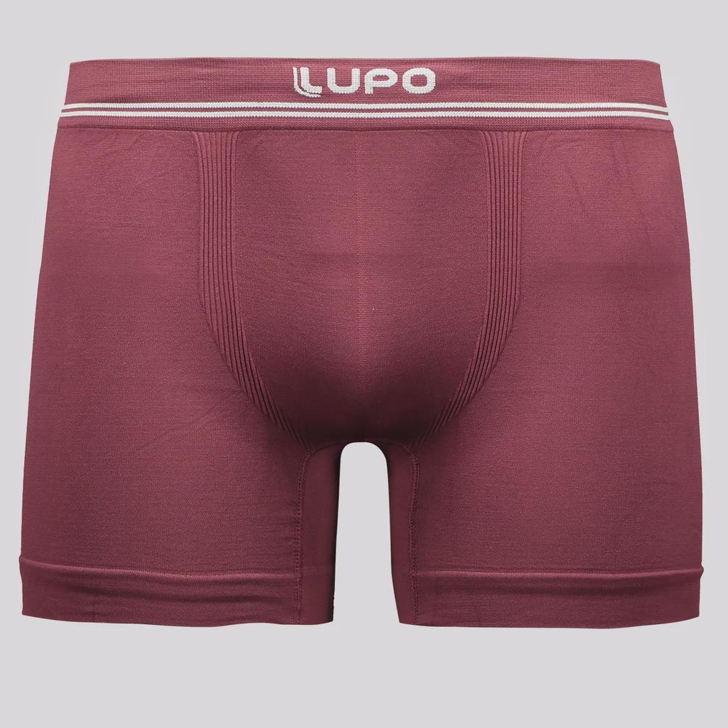Imagem 5 do produto Kit 4 Cuecas Boxer Lupo Microfibra Sem Costura Adulto