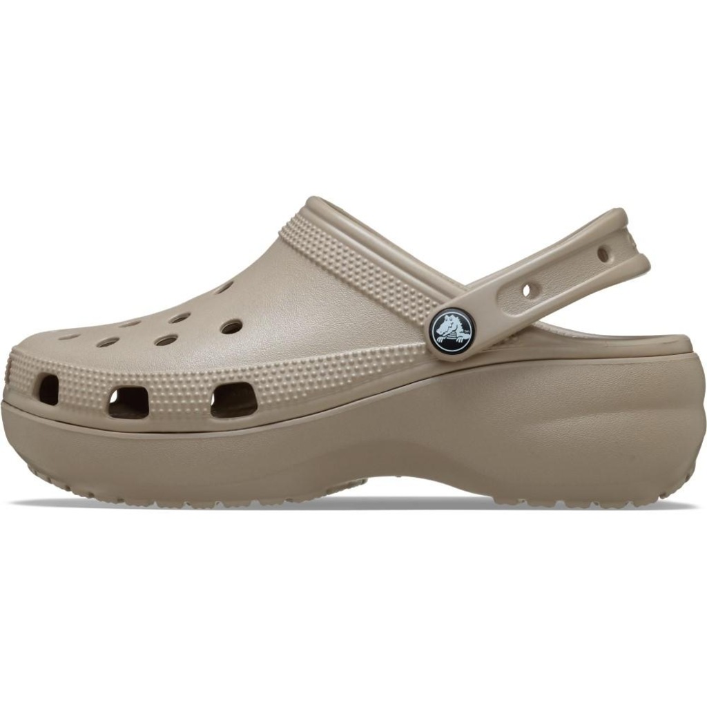 Imagem 3 do produto Sandália Feminino Crocs Classic Platform Clog TAUPE