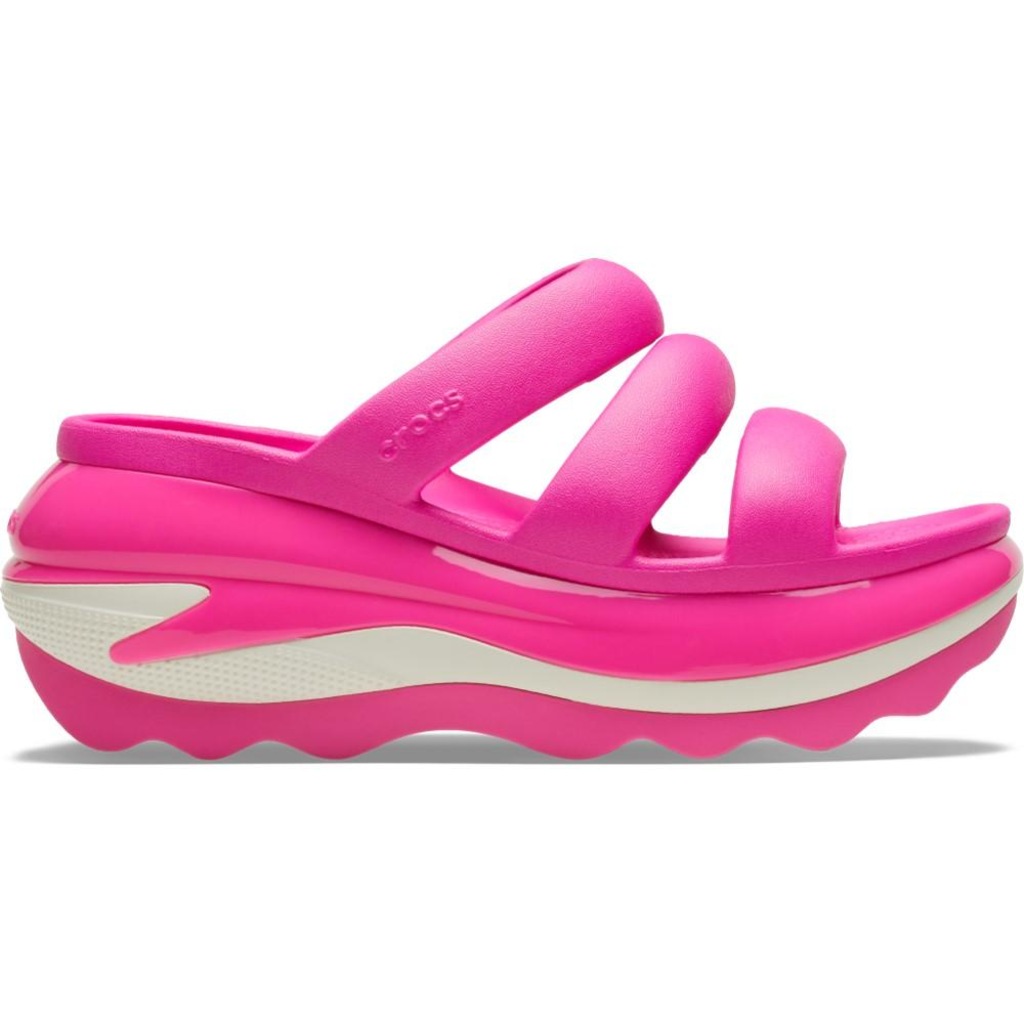 Imagem 1 do produto Sandália Feminino Crocs Classic Mega Crush Triple Strap Pink Crush