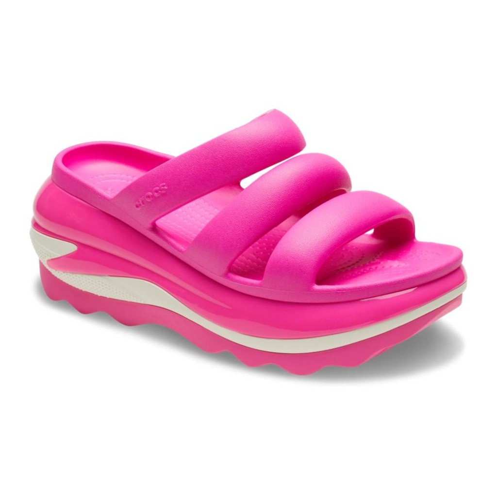 Imagem 2 do produto Sandália Feminino Crocs Classic Mega Crush Triple Strap Pink Crush