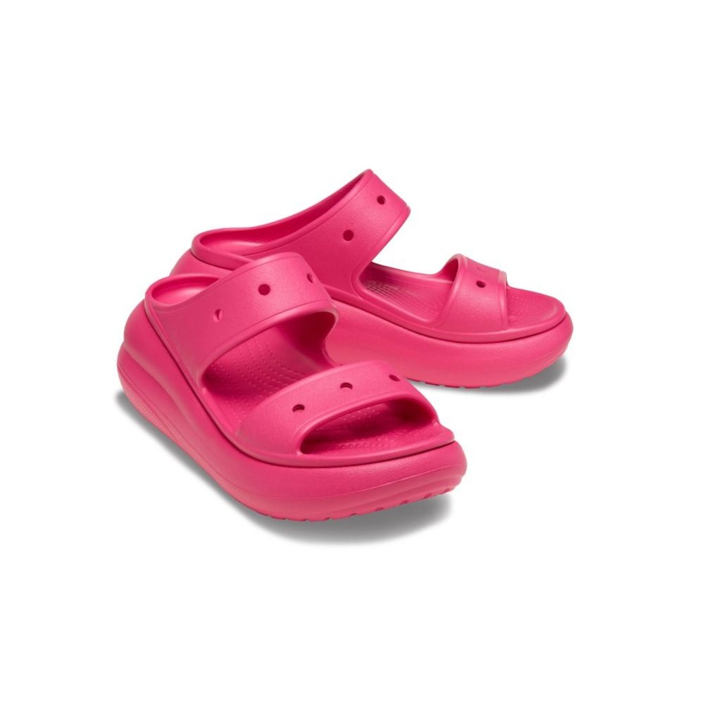 Imagem 4 do produto Sandália Crocs Classic Crush Platform Sandal Dragon Fruit - Unissex