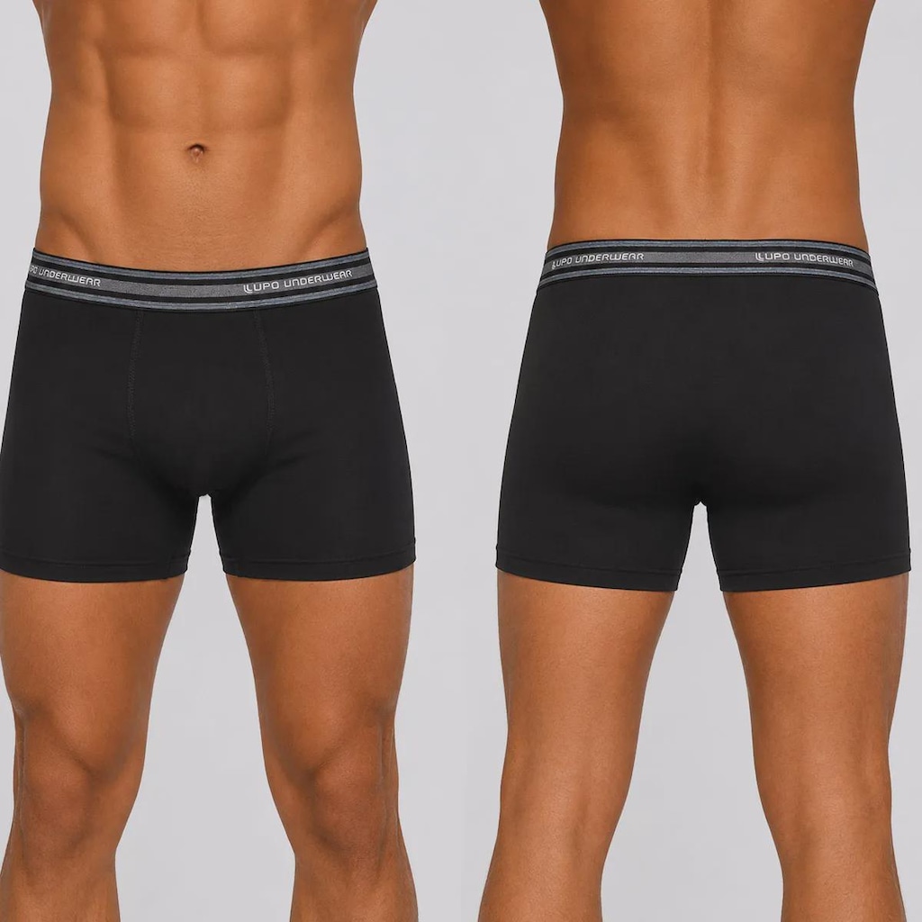 Imagem 4 do produto Kit 4 Cuecas Boxer Lupo Algodão com Elastano Adulto
