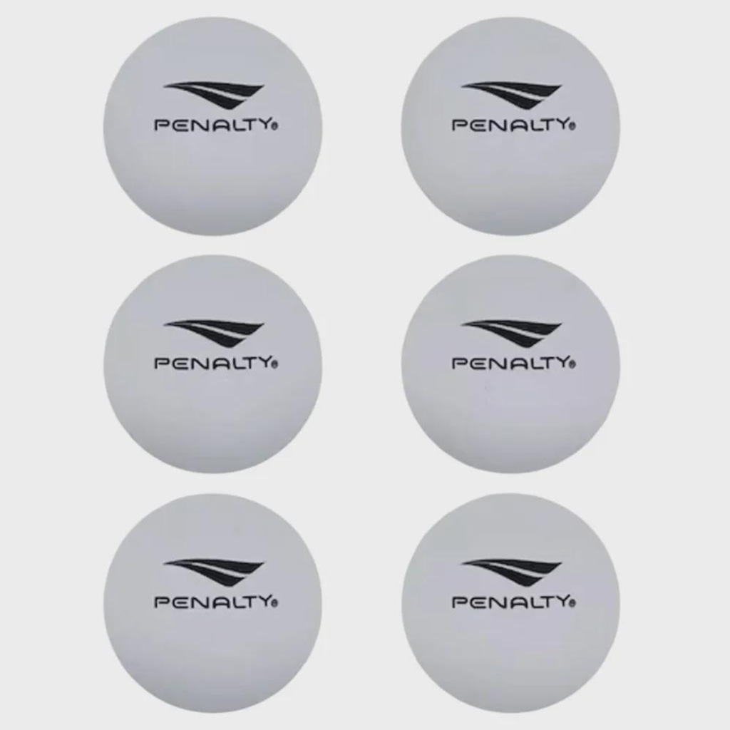 Imagem 1 do produto Kit 6 Bolas de Tênis de Mesa 2 Estrelas Penalty