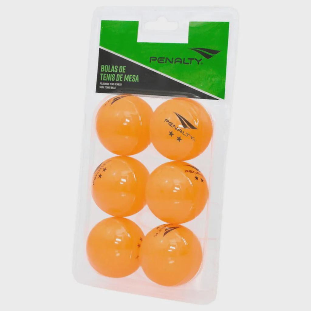 Imagem 2 do produto Kit 6 Bolas de Tênis de Mesa 2 Estrelas Penalty