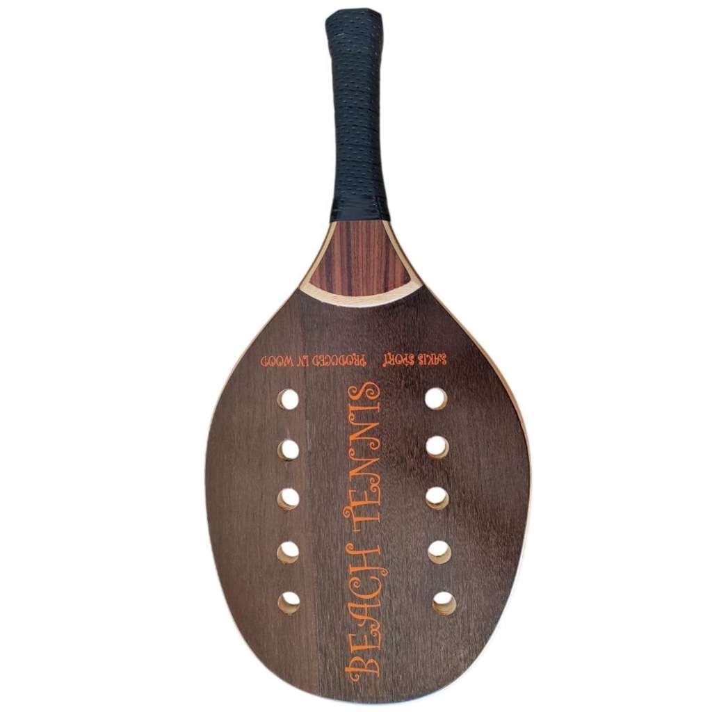 Imagem 3 do produto Raquete de Beach Tennis Sakis Sport Madeira Artesanal Adulto