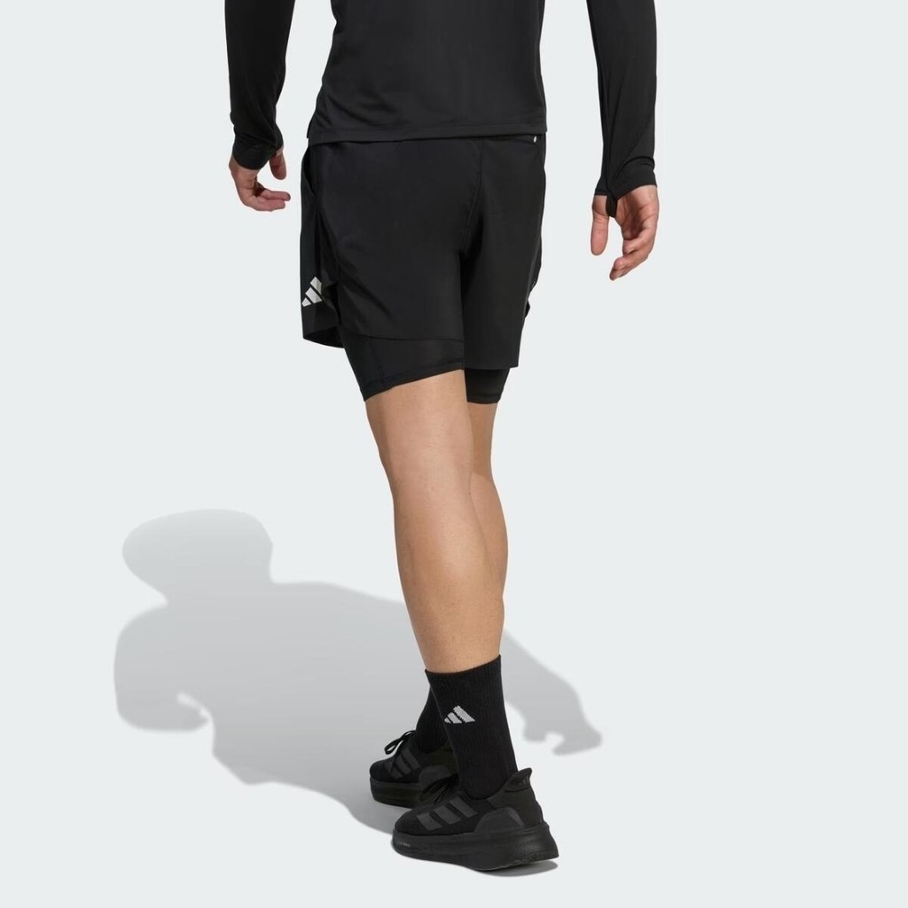 Imagem 2 do produto Short 2 em 1 adidas Adi365 Running Iconic Formotion 5 Bolsos Masculino