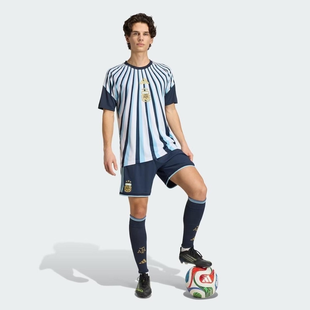 Imagem 5 do produto Camisa da Argentina Pré Jogo I 26/27 Adidas Masculina