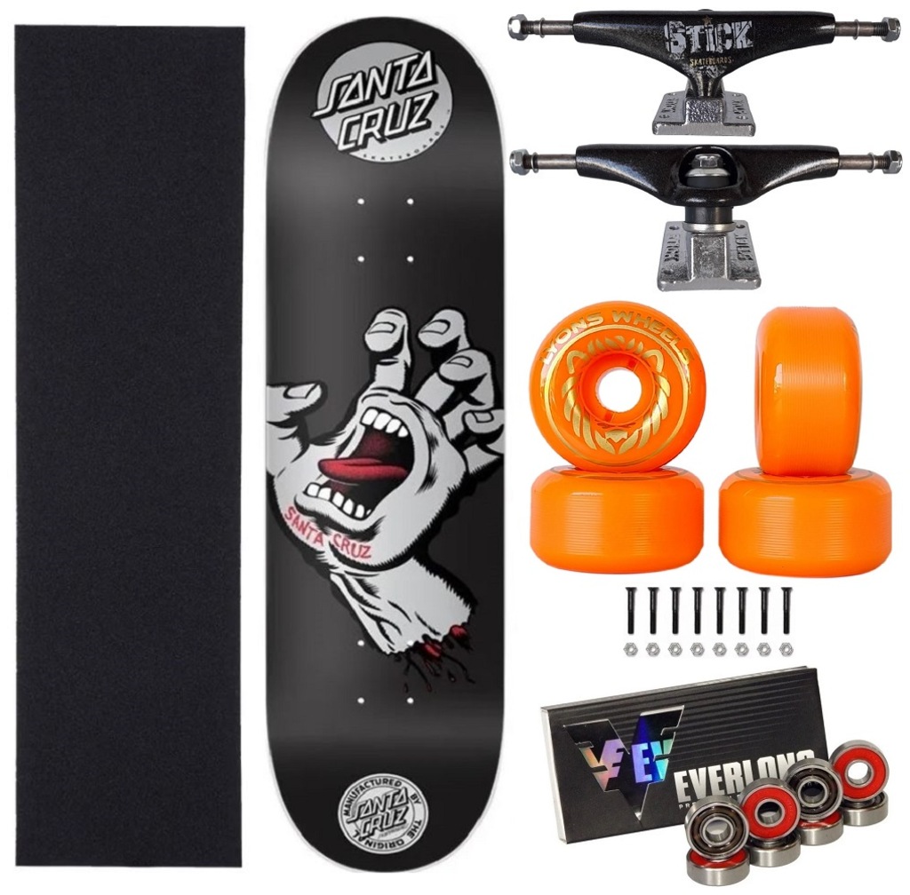 Imagem 1 do produto Skate Santa Cruz Profissional 8.0 Stick 139 Everlong Abec 15