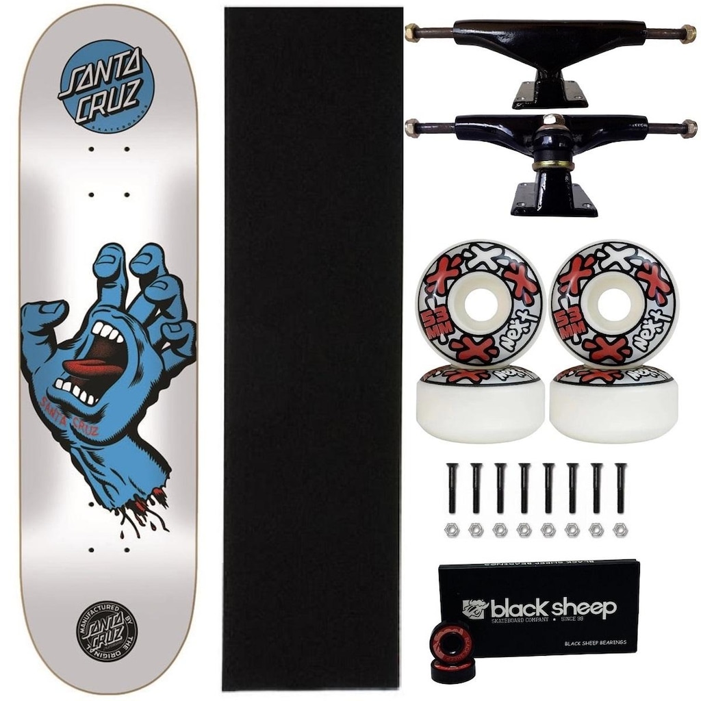 Imagem 1 do produto Skate Santa Cruz Profissional Powerlyte Fiberglass Next 53mm
