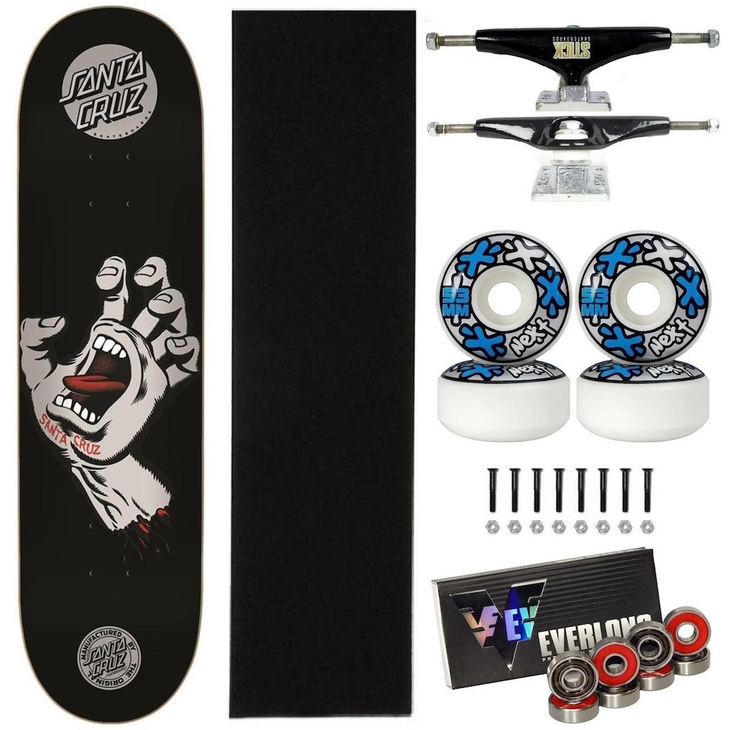 Imagem 1 do produto Skate Santa Cruz Montado 8.0 Profissional Next 53mm Everlong