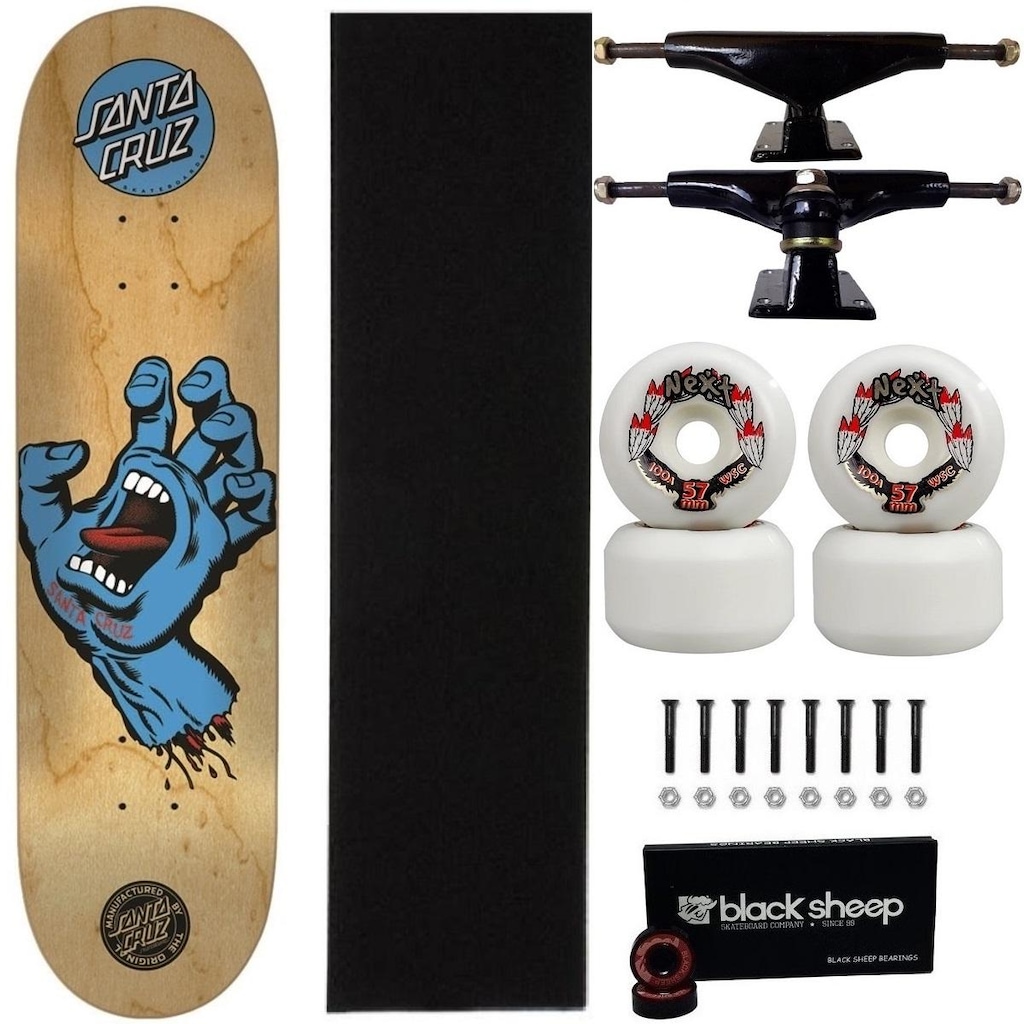 Imagem 1 do produto Skate Santa Cruz Montado 8.5 Natural Hand Truck 149 Next 57