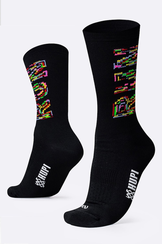 Imagem 2 do produto Kit 2 Pares de Meia Hupi Run Semi Compressiva - Unissex