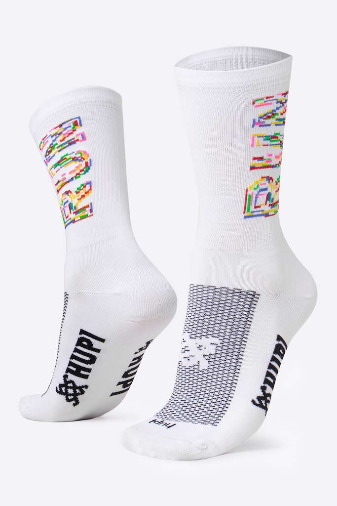 Imagem 3 do produto Kit 2 Pares de Meia Hupi Run Semi Compressiva - Unissex